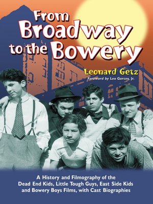 cover image of From Broadway to the Bowery